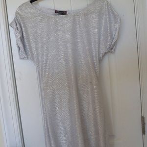 Silver Party Dress